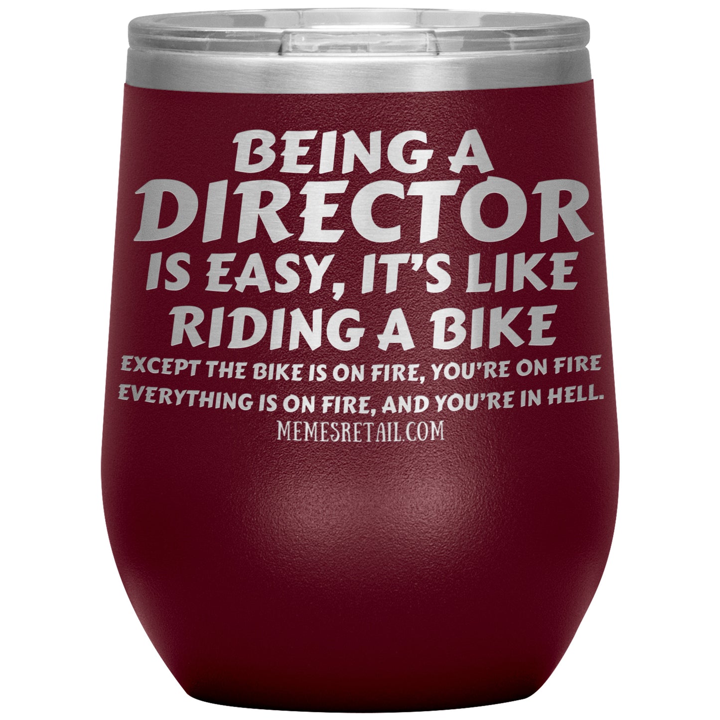 Being a director is easy, it's like riding a bike... Tumblers