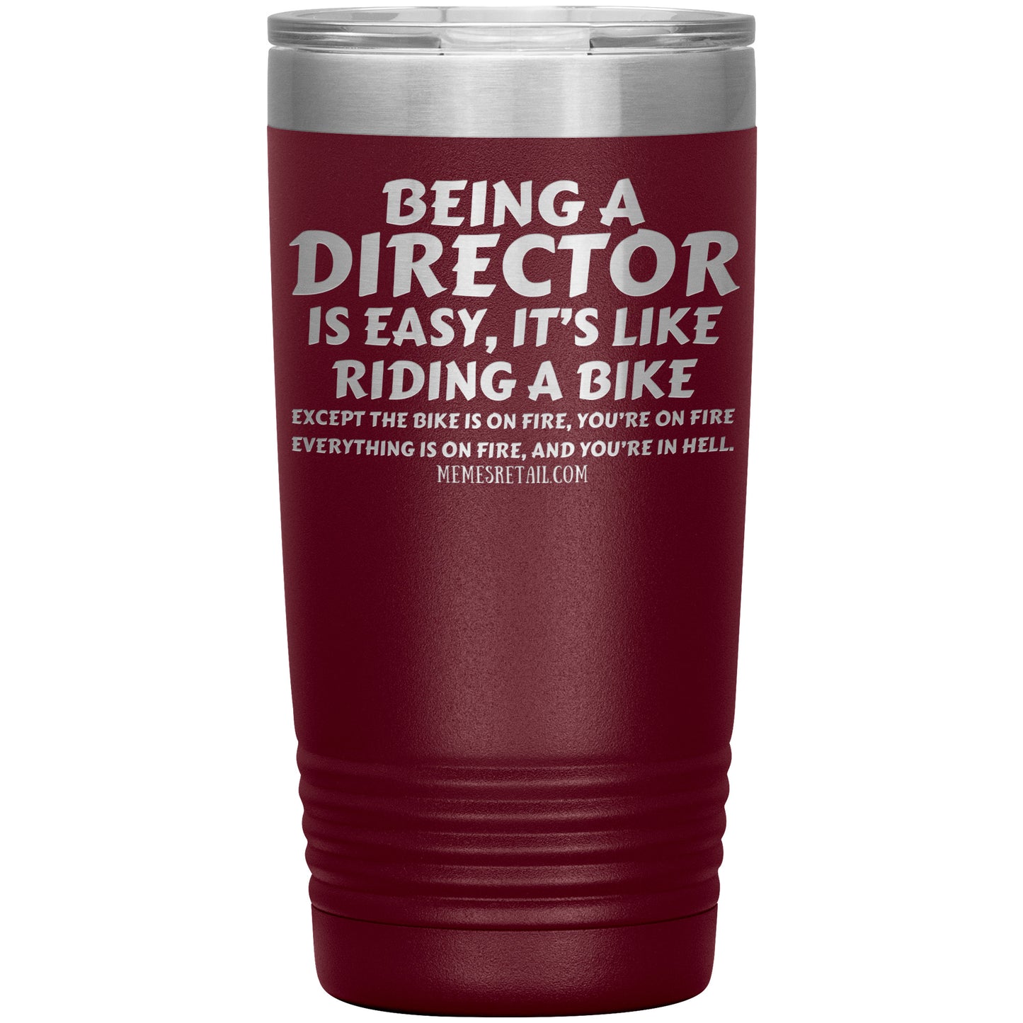 Being a director is easy, it's like riding a bike... Tumblers