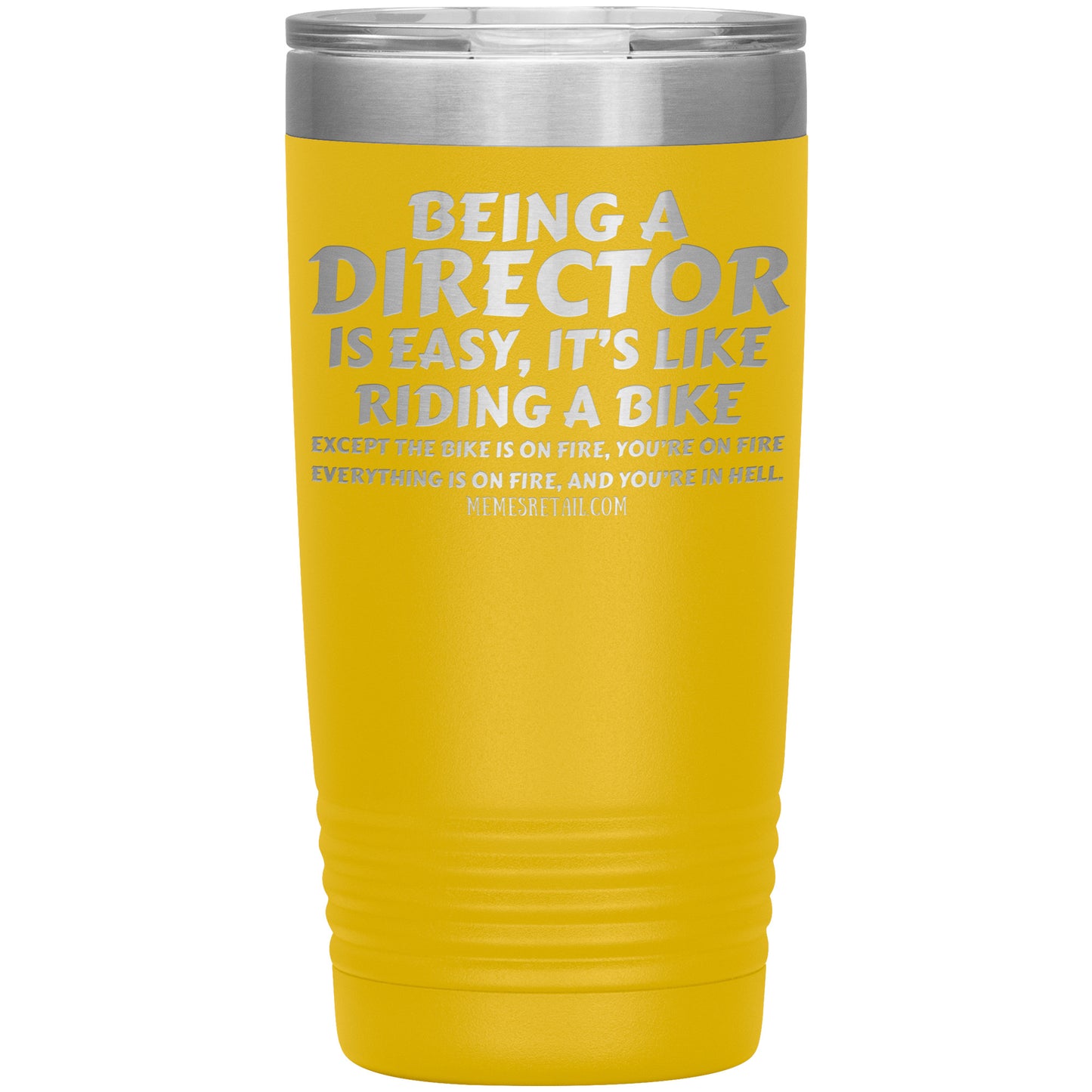 Being a director is easy, it's like riding a bike... Tumblers