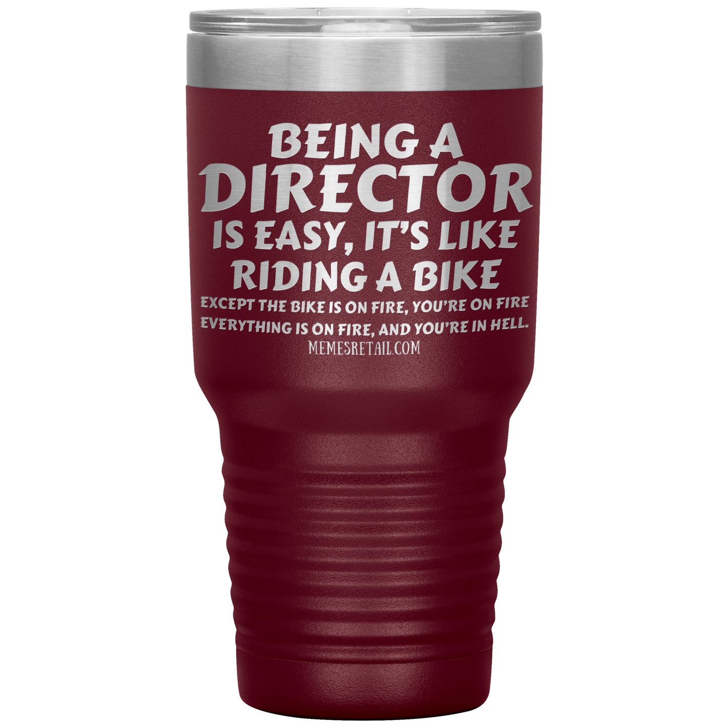 Being a director is easy, it's like riding a bike... Tumblers