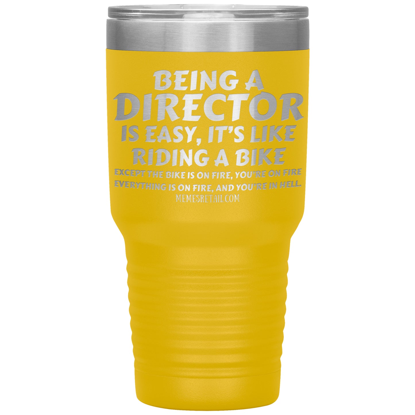 Being a director is easy, it's like riding a bike... Tumblers