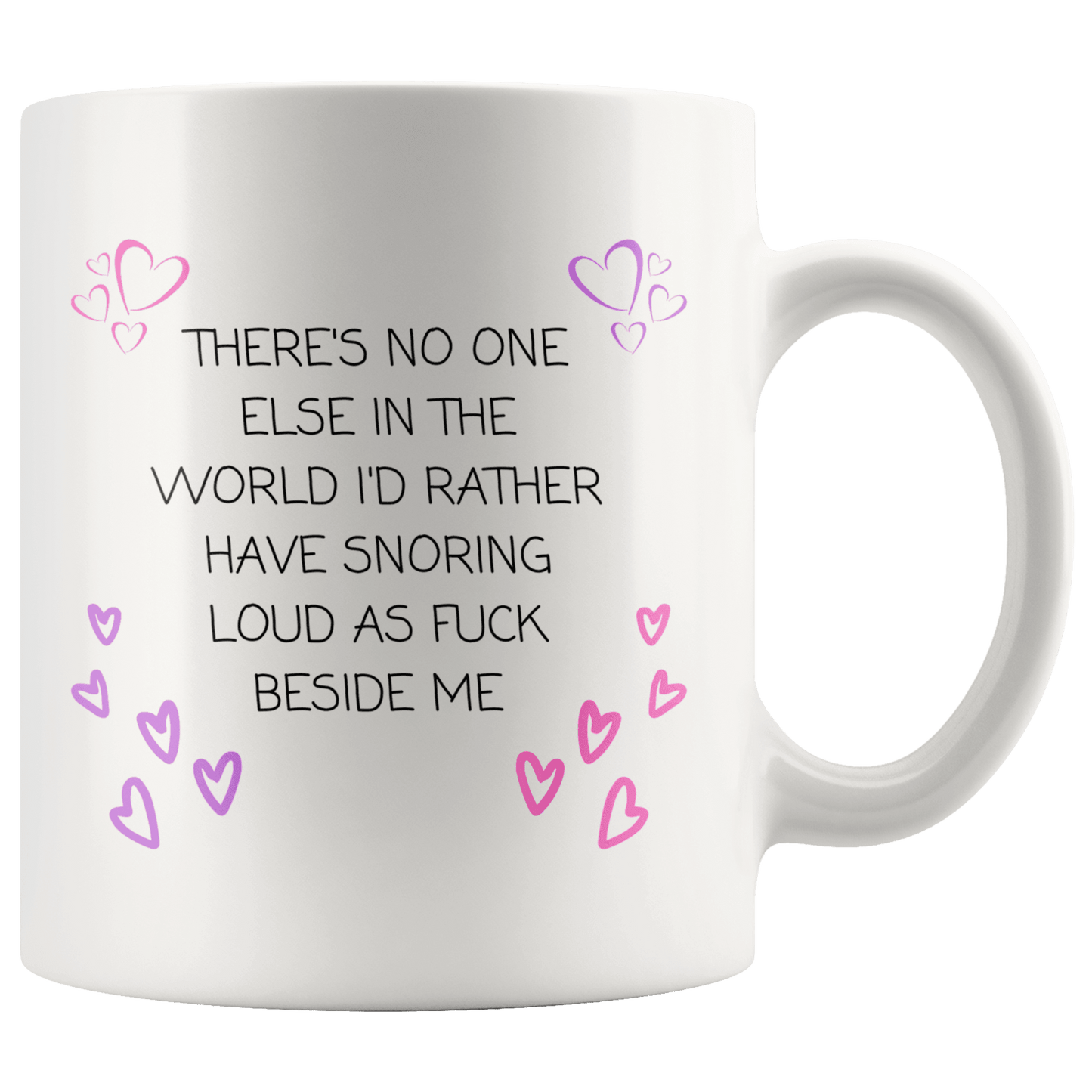 Anniversary Gifts For Him Fiancé Coffee Mug BF Gifts Valentines Day Gifts Funny Snoring Partner 11oz Mug, - MemesRetail.com