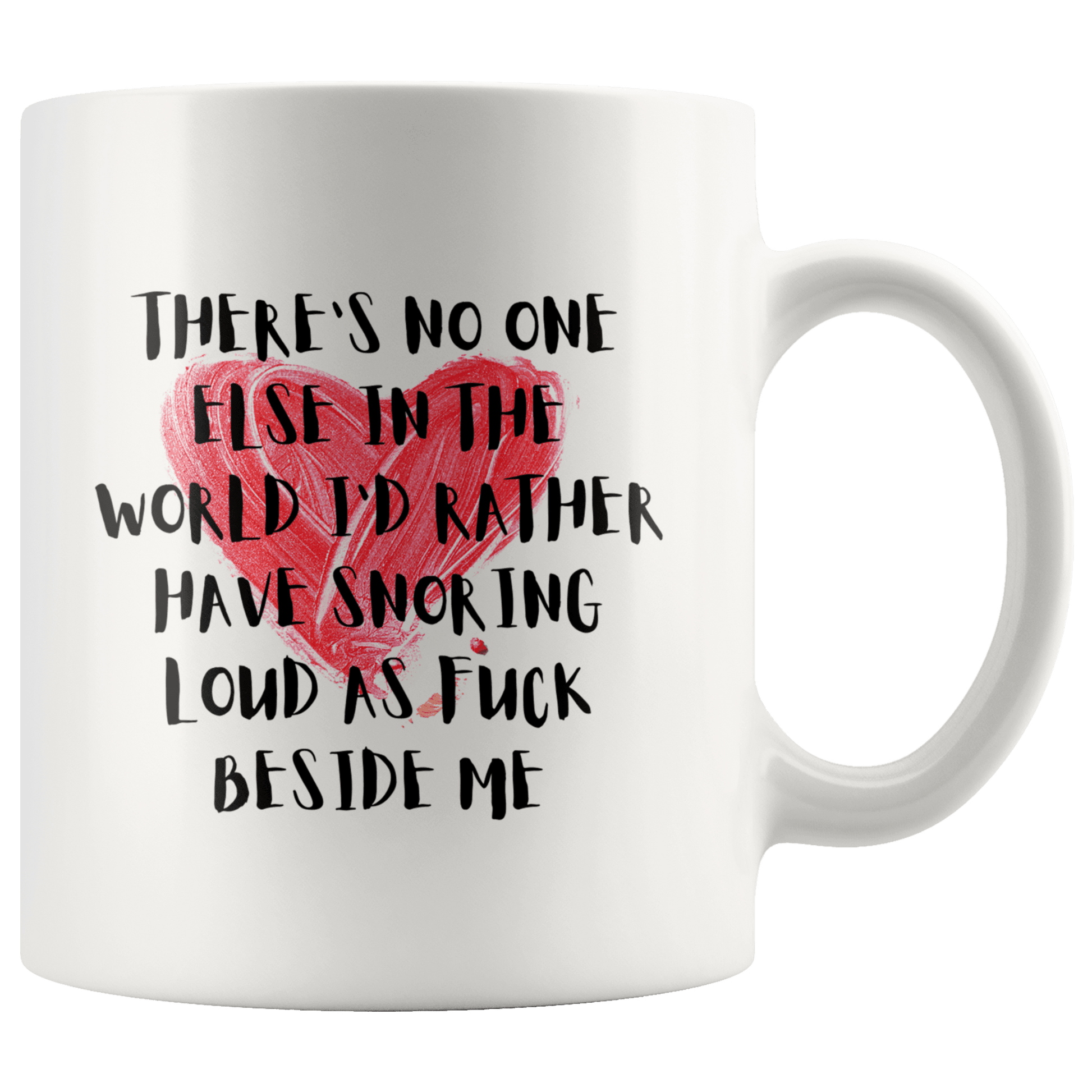 Anniversary Gifts For Him Fiancé Coffee Mug BF Gifts Valentines Day Gifts Funny Snoring Partner 11oz Mug, - MemesRetail.com
