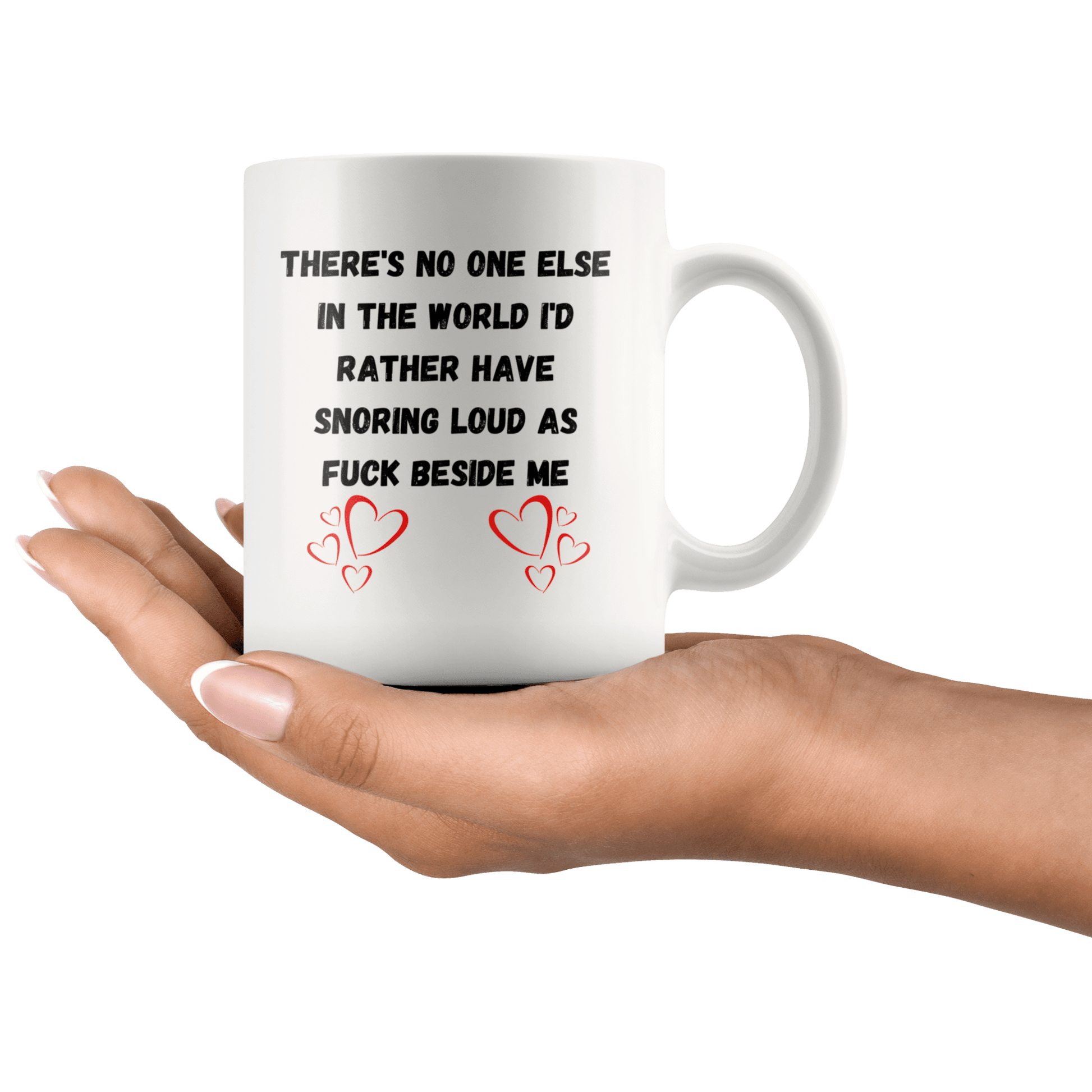 Anniversary Gifts For Him Fiancé Coffee Mug BF Gifts Valentines Day Gifts Funny Snoring Partner 11oz Mug, - MemesRetail.com