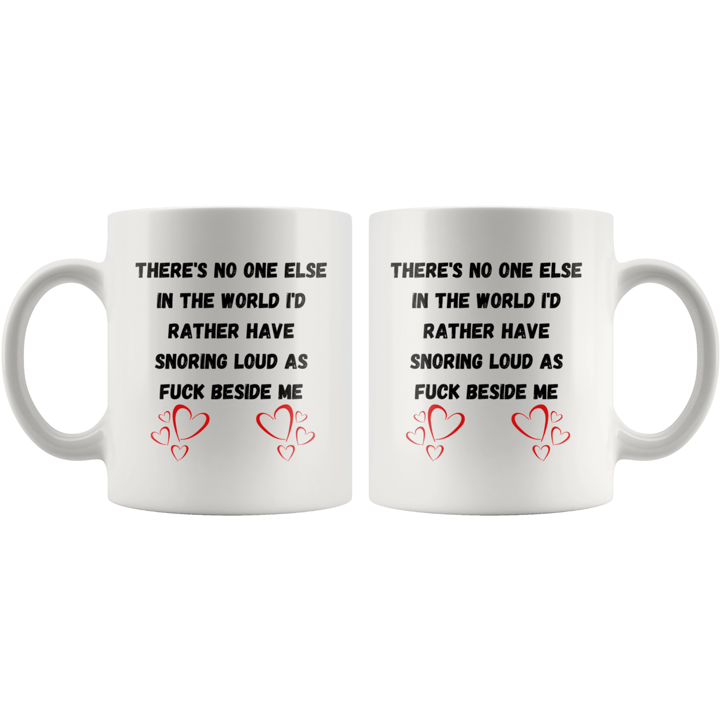 Anniversary Gifts For Him Fiancé Coffee Mug BF Gifts Valentines Day Gifts Funny Snoring Partner 11oz Mug, - MemesRetail.com