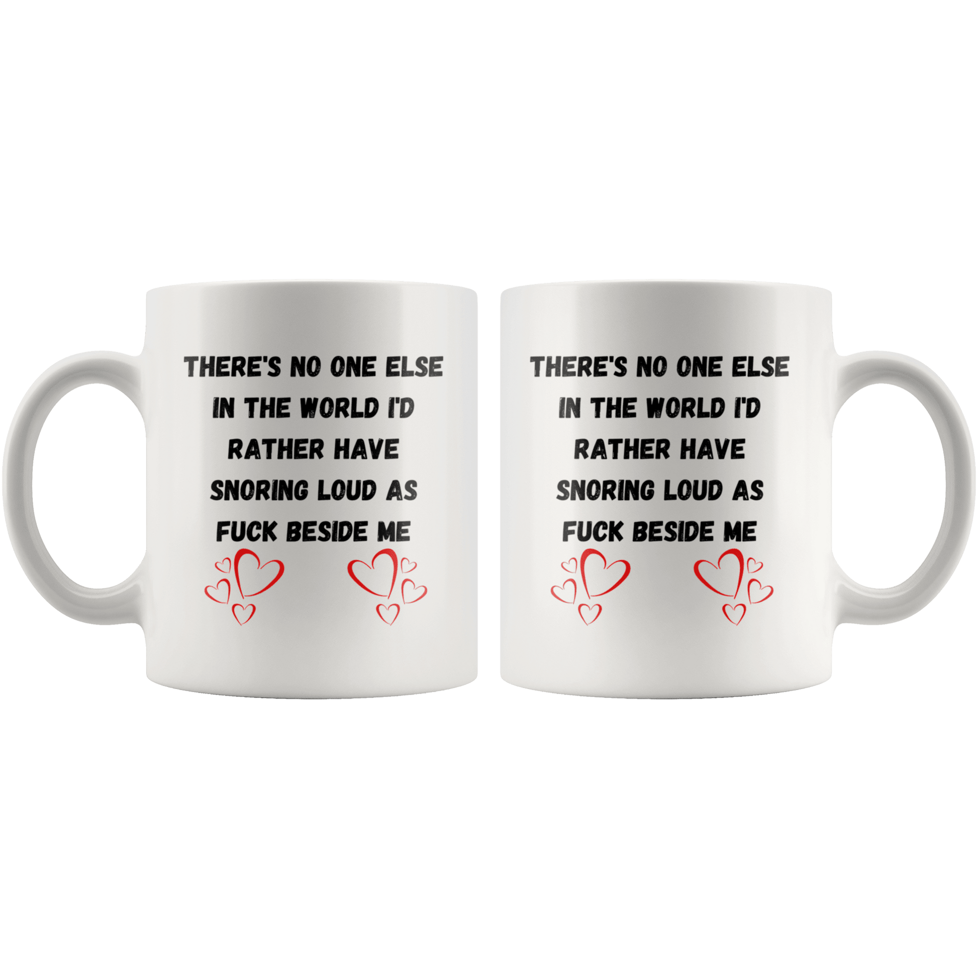 Anniversary Gifts For Him Fiancé Coffee Mug BF Gifts Valentines Day Gifts Funny Snoring Partner 11oz Mug, - MemesRetail.com