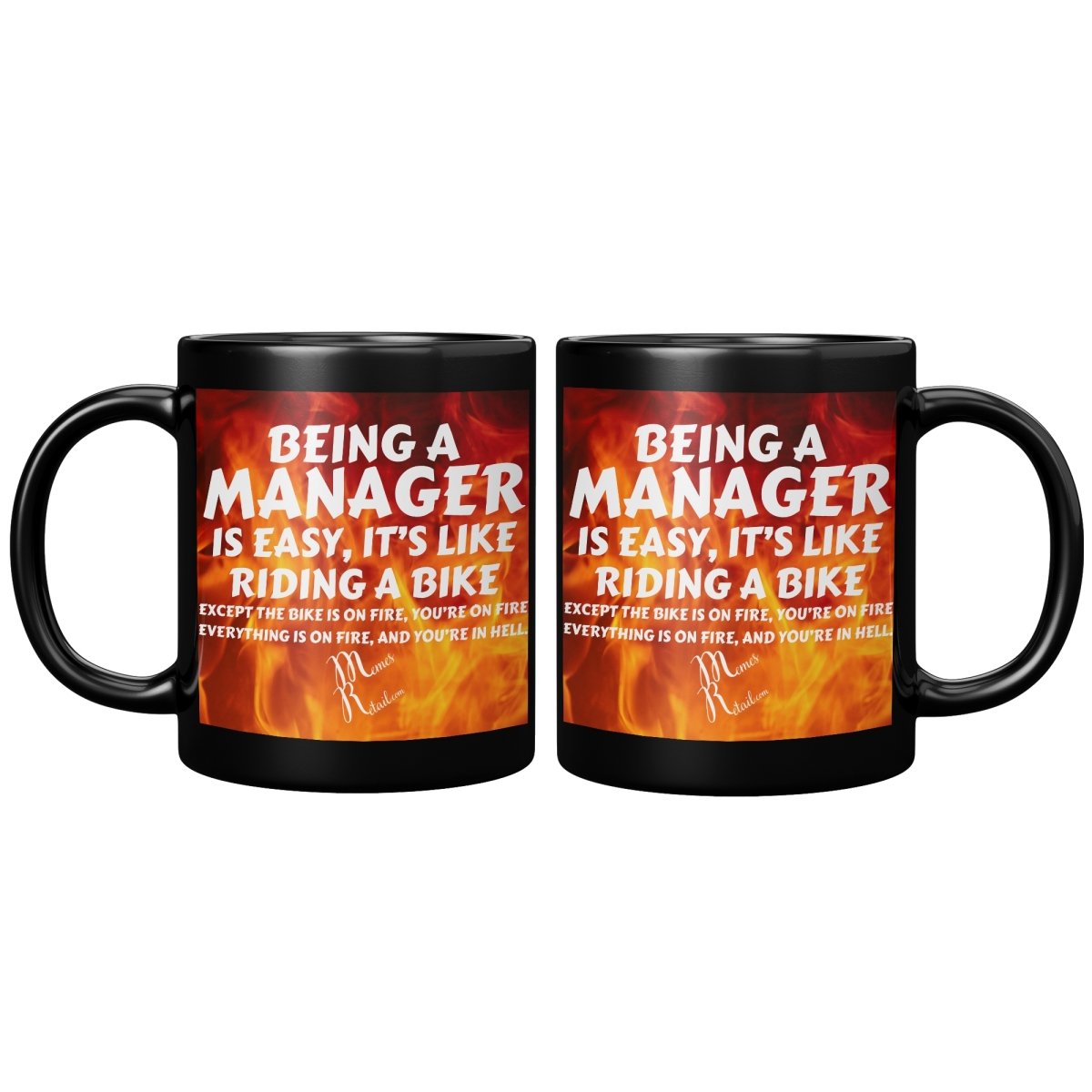 Being A Manager is Easy 11oz, 15oz White, Black Mugs, - MemesRetail.com