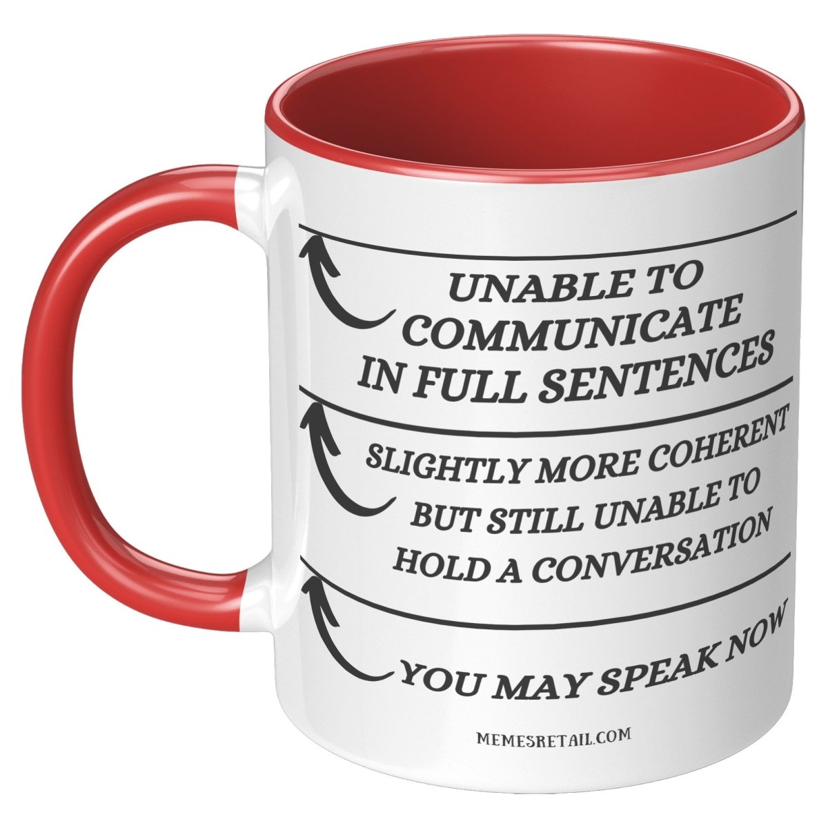 Unable to Communicate until I've had my coffee 11oz and 15oz Mugs - Memes Retail