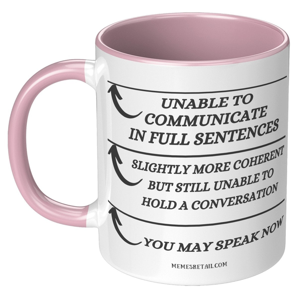 Unable to Communicate until I've had my coffee 11oz and 15oz Mugs - Memes Retail