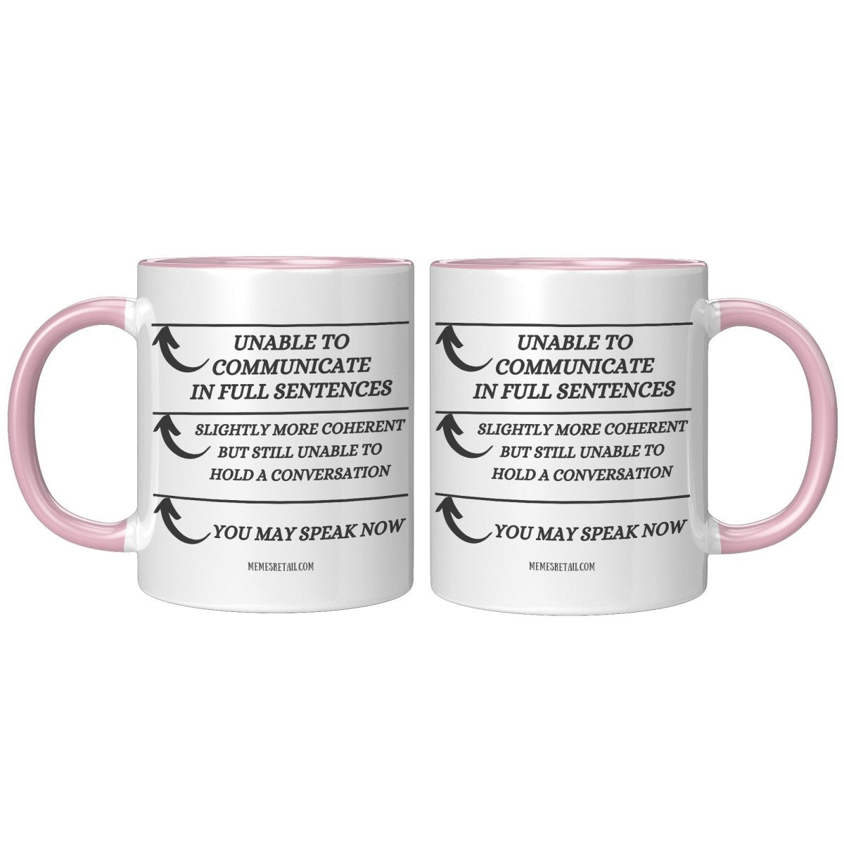 Unable to Communicate until I've had my coffee 11oz and 15oz Mugs - Memes Retail