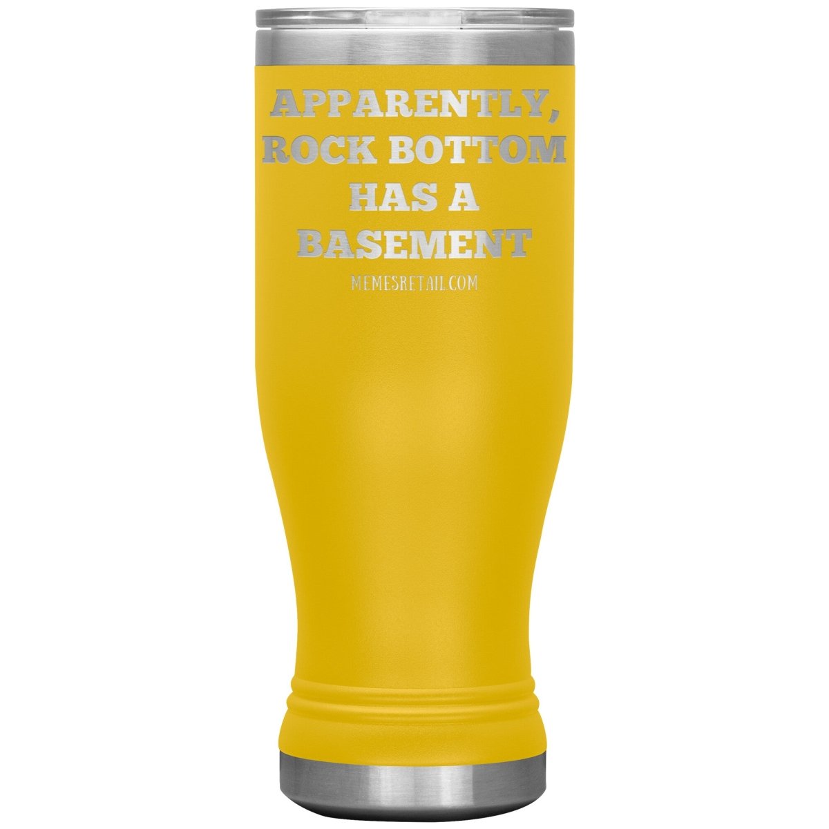 Apparently, Rock Bottom has a Basement Tumblers, 20oz BOHO Insulated Tumbler / Yellow - MemesRetail.com