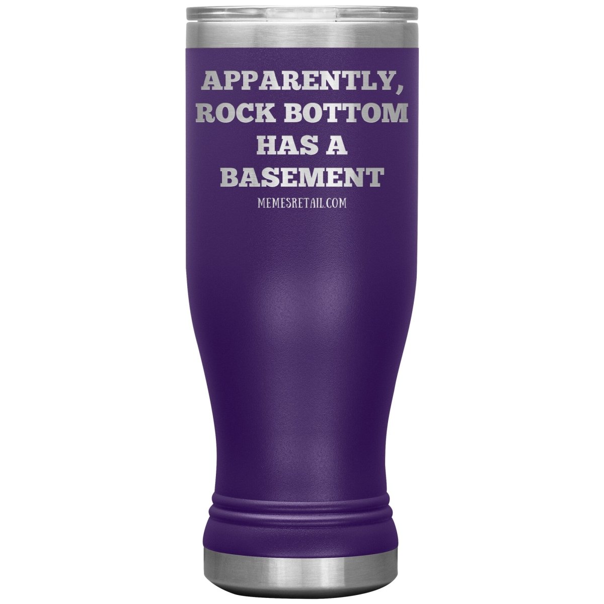 Apparently, Rock Bottom has a Basement Tumblers, 20oz BOHO Insulated Tumbler / Purple - MemesRetail.com