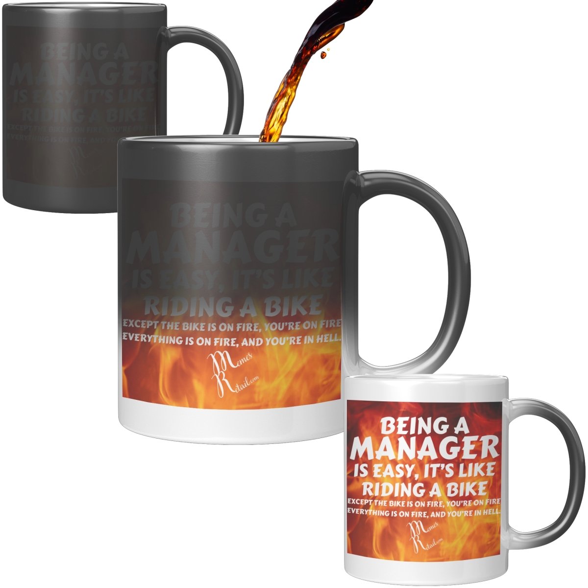 Being A Manager is Easy 11oz, 15oz White, Black Mugs, - MemesRetail.com