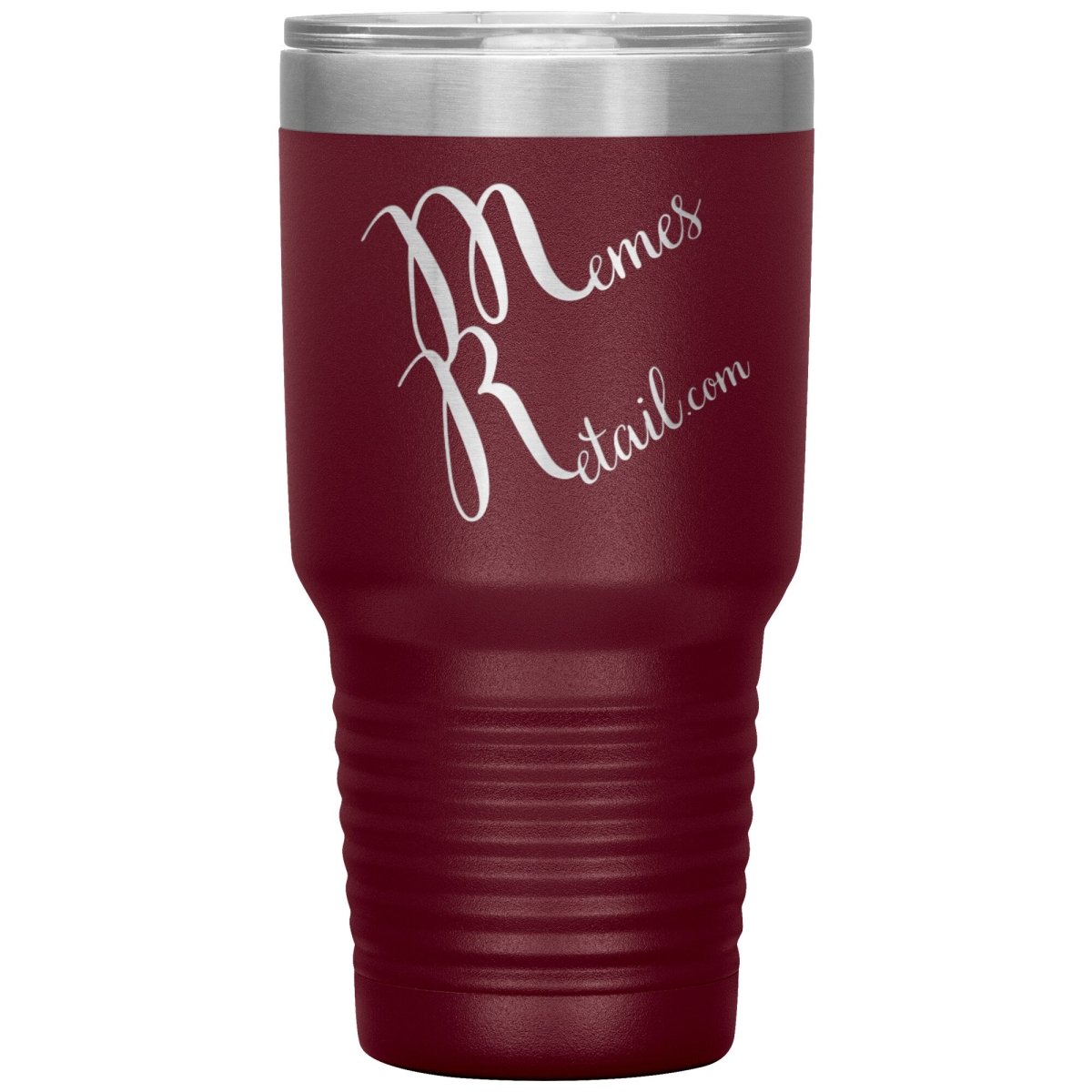 MemesRetail logo wine, boho, travel, 20, 30 tumbler, 30oz Insulated Tumbler / Maroon - MemesRetail.com